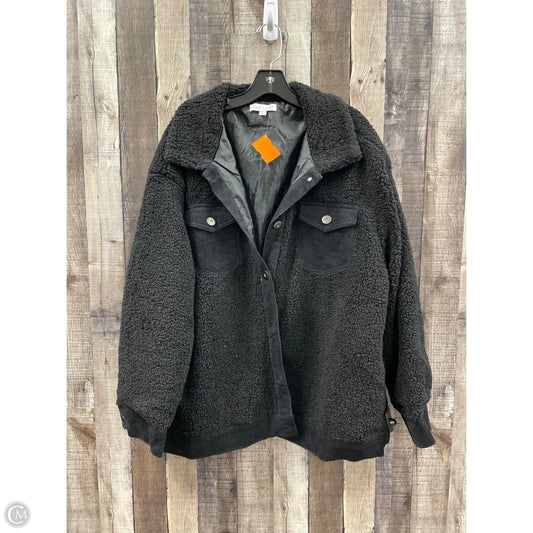 Jacket Fleece By She + Sky In Black, Size: 2x