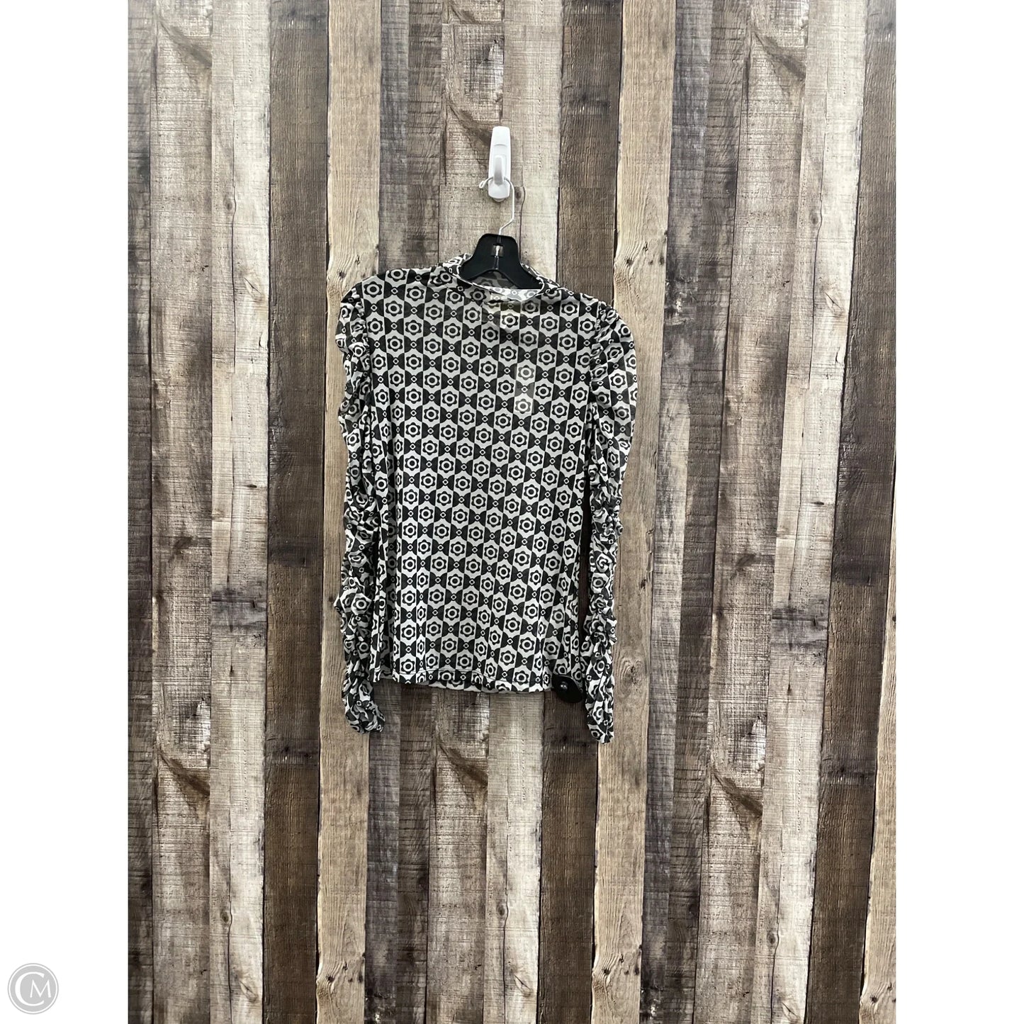 Top Long Sleeve By Maeve In Black, Size: M