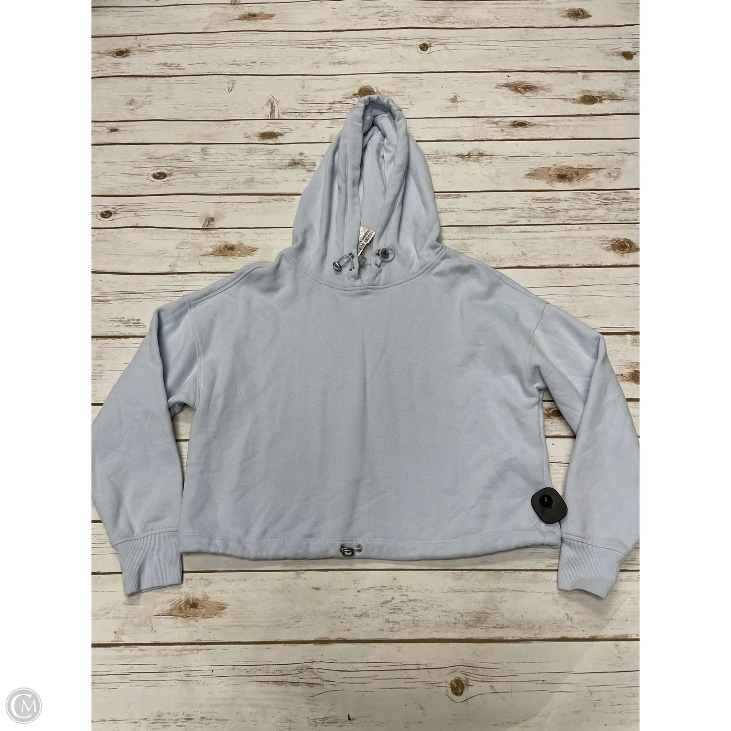 Athletic Sweatshirt Hoodie By Calvin Klein Performance In Blue, Size: S