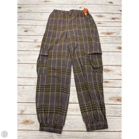 Pants Joggers By Vero Moda In Plaid Pattern, Size: 6