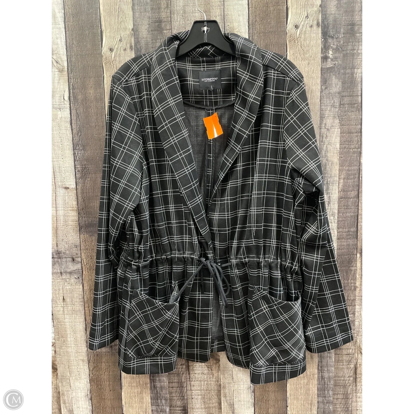 Jacket Other By Liverpool In Plaid Pattern, Size: Xl