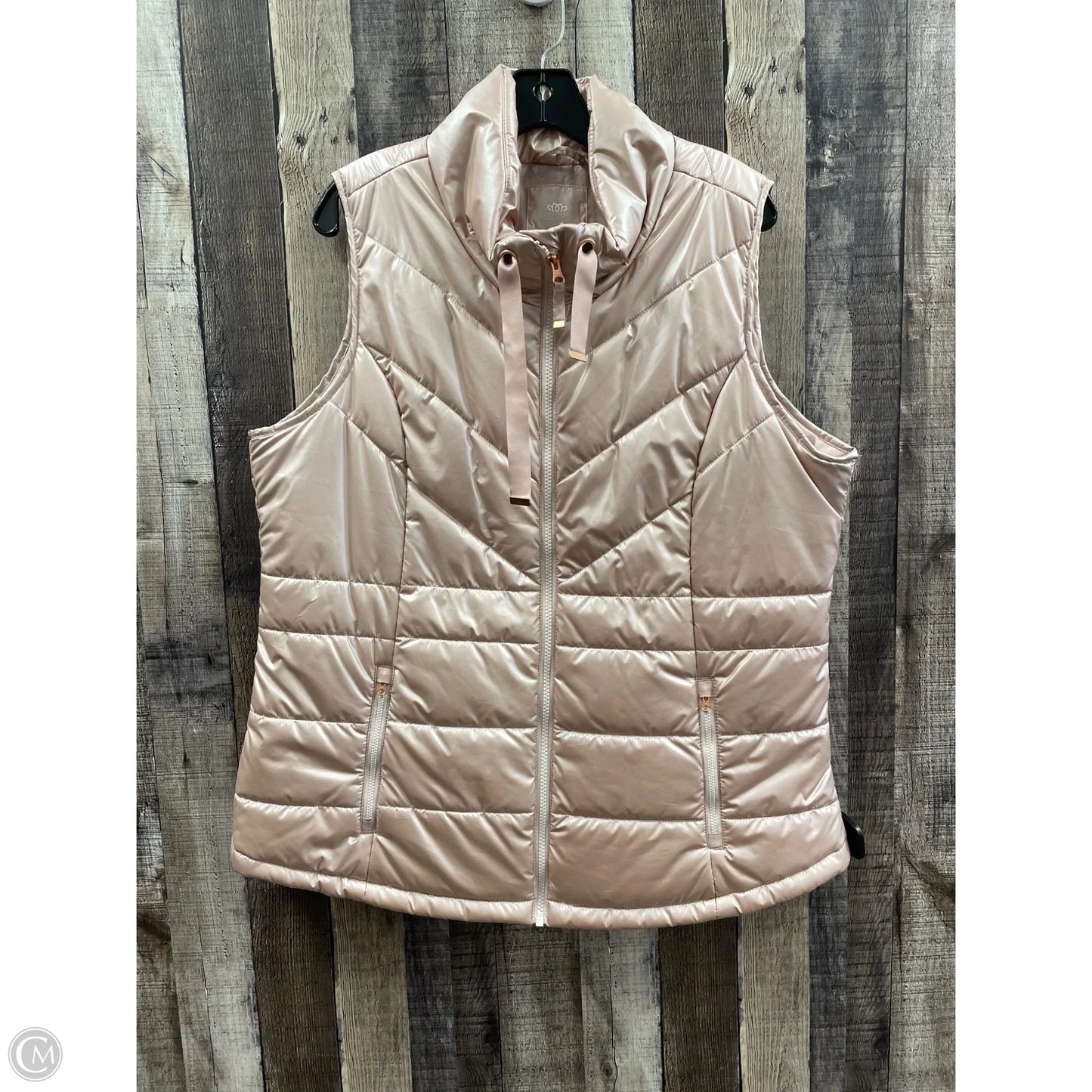 Jacket Puffer & Quilted By Maurices In Rose Gold, Size: Xxl