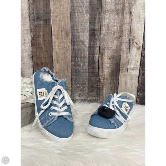 Shoes Sneakers By Cme In Blue Denim, Size: 8