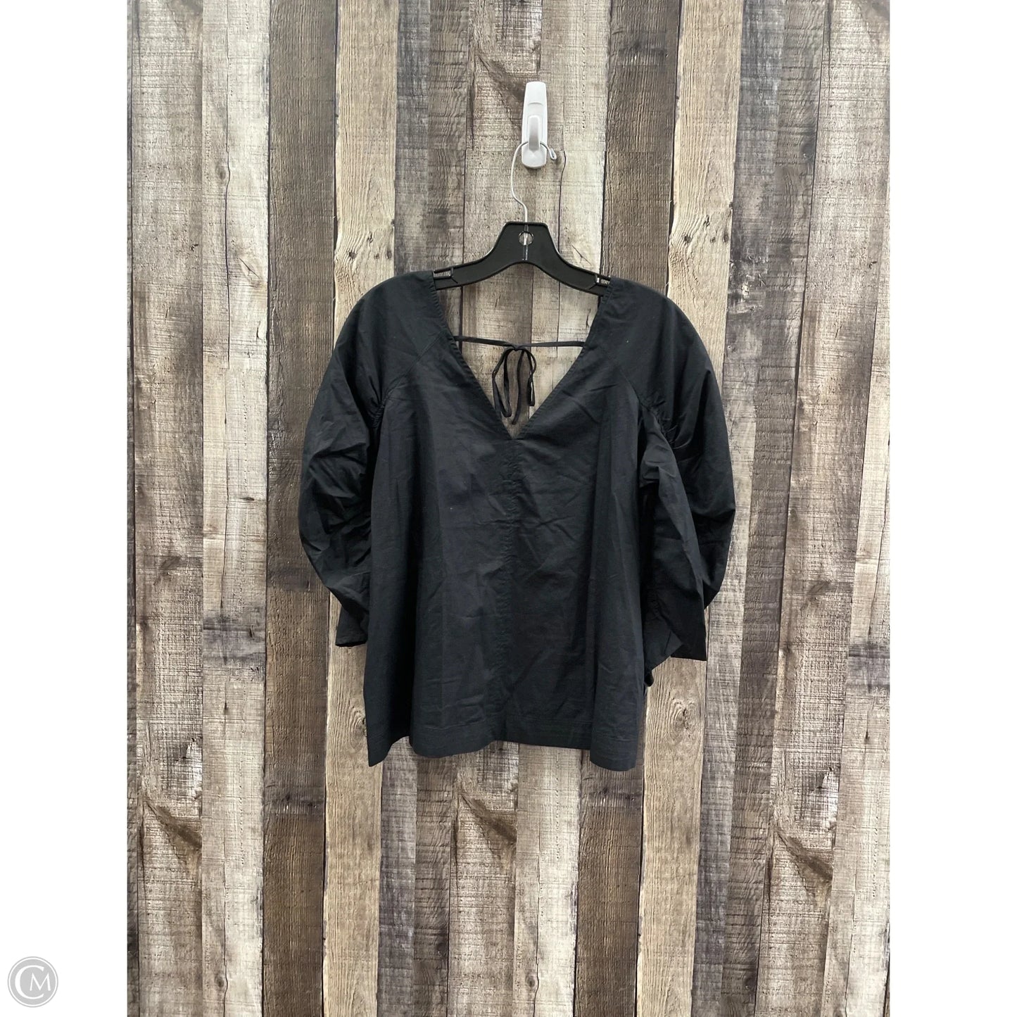 Top Long Sleeve By Loft In Black, Size: S