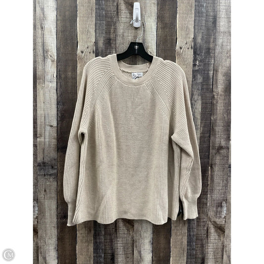 Sweater By Jessica Simpson In Beige, Size: Xxl