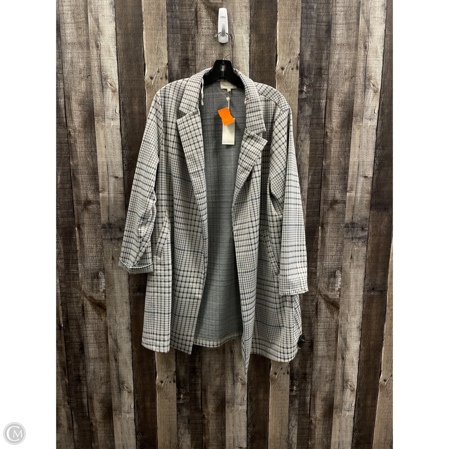 Blazer By Melloday In Plaid Pattern, Size: 1x