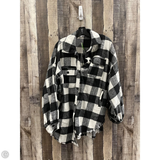 Jacket Shirt By White Birch In Plaid Pattern, Size: L