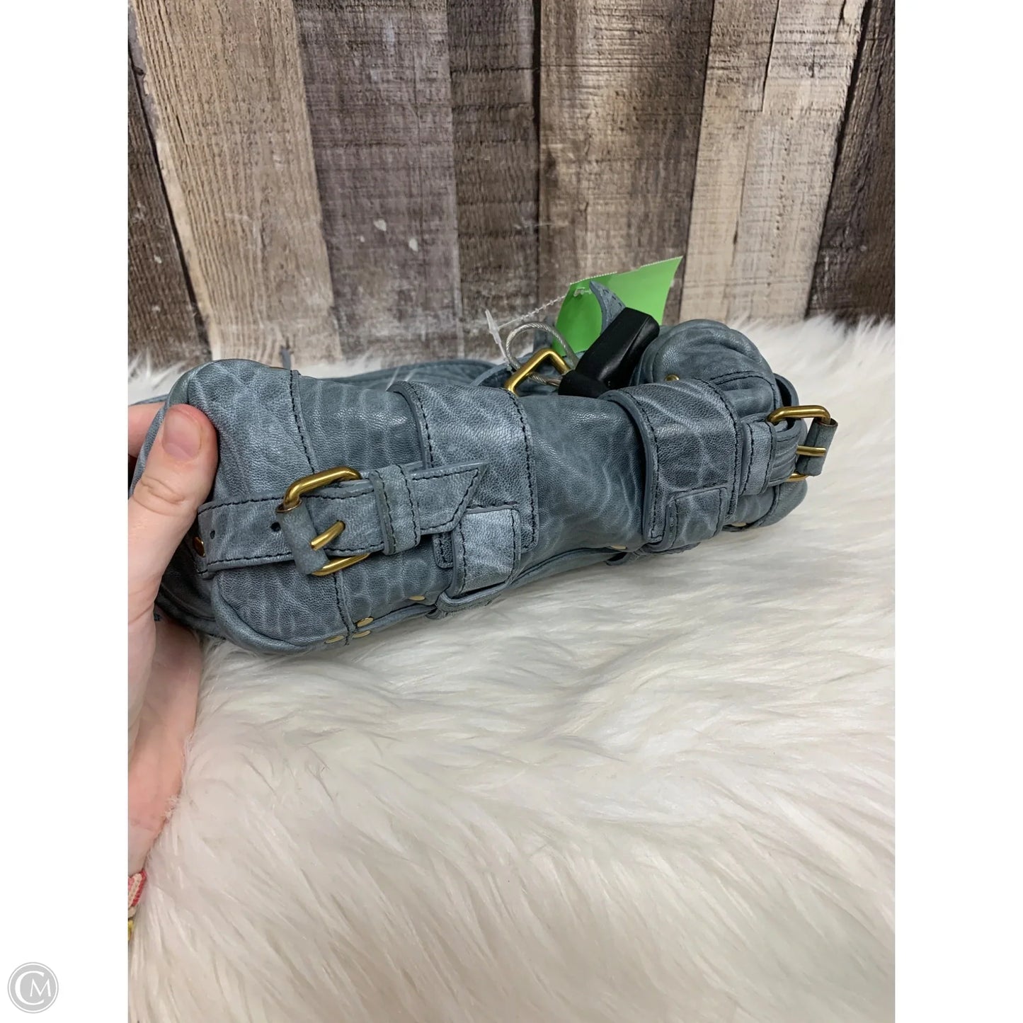 Crossbody Leather By Clothes Mentor, Size: Medium