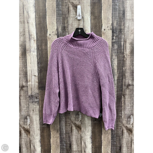 Sweater By American Eagle In Purple, Size: L
