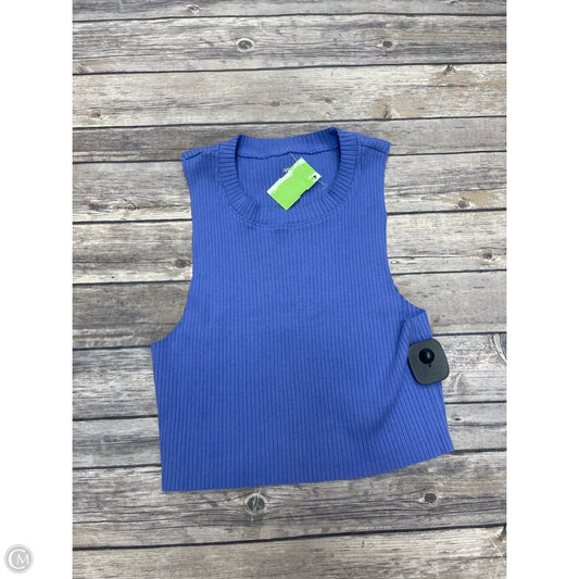 Top Sleeveless By Aerie In Blue, Size: M