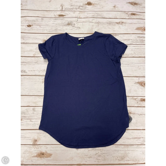 Top Short Sleeve Basic By Cupio In Navy, Size: S