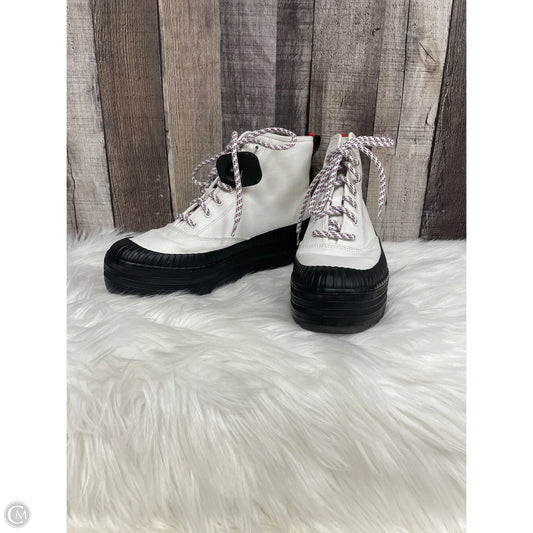 Boots Ankle Heels By Keds In White, Size: 9.5