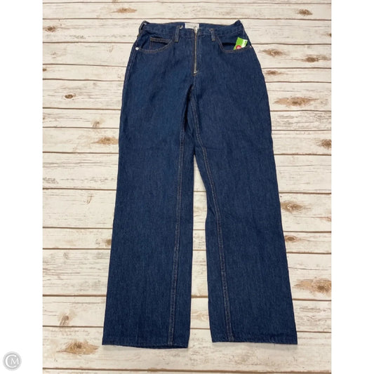 Jeans Boot Cut By Frame In Blue Denim, Size: 4