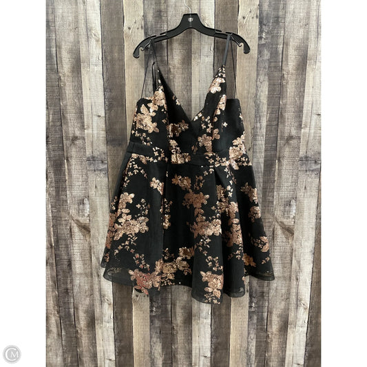 Dress Casual Short By Fashion Nova In Black, Size: 3x