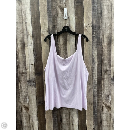 Athletic Tank Top By Nike In Purple, Size: 2x