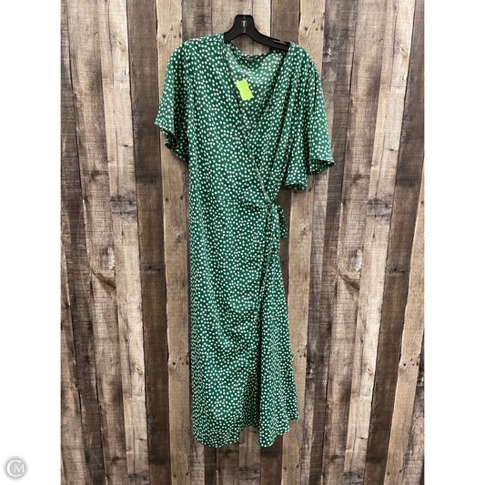 Dress Casual Maxi By Shein In Green, Size: 3x