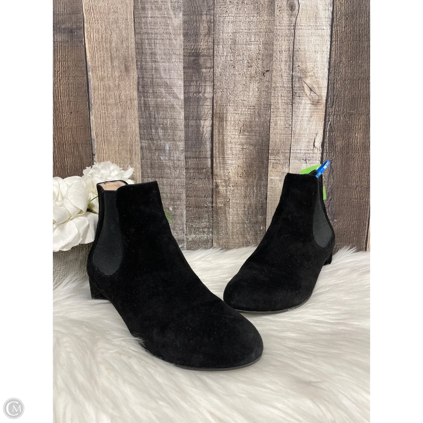 Boots Luxury Designer By Prada In Black, Size: 6.5