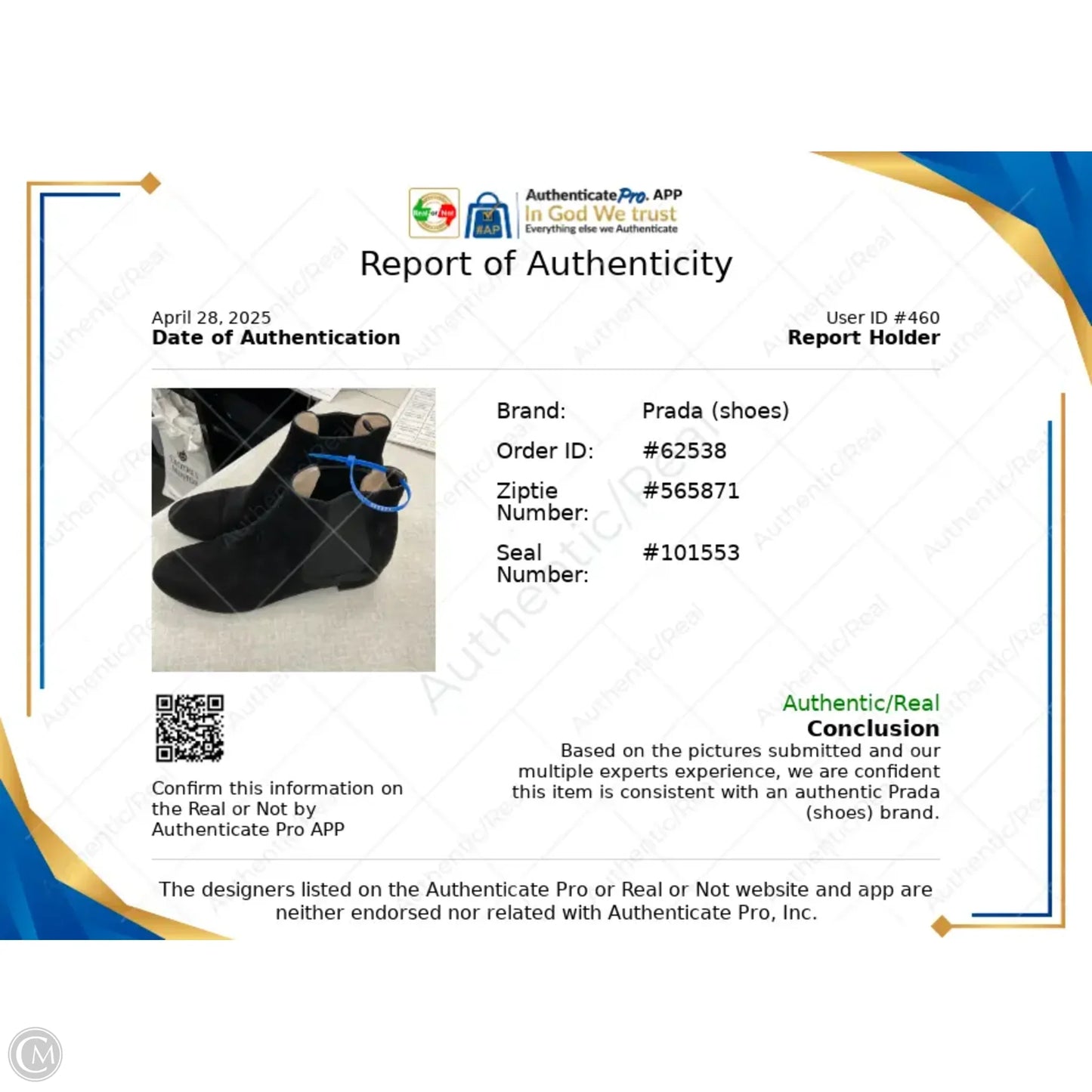 Boots Luxury Designer By Prada In Black, Size: 6.5