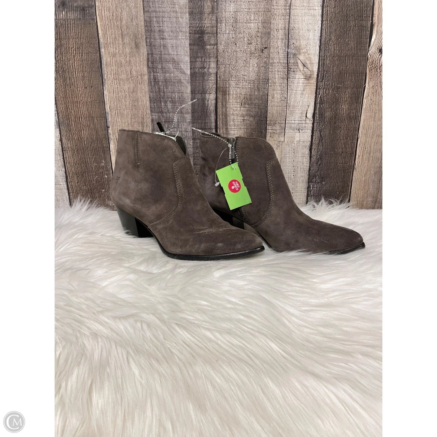 Boots Designer By Frye In Taupe, Size: 8