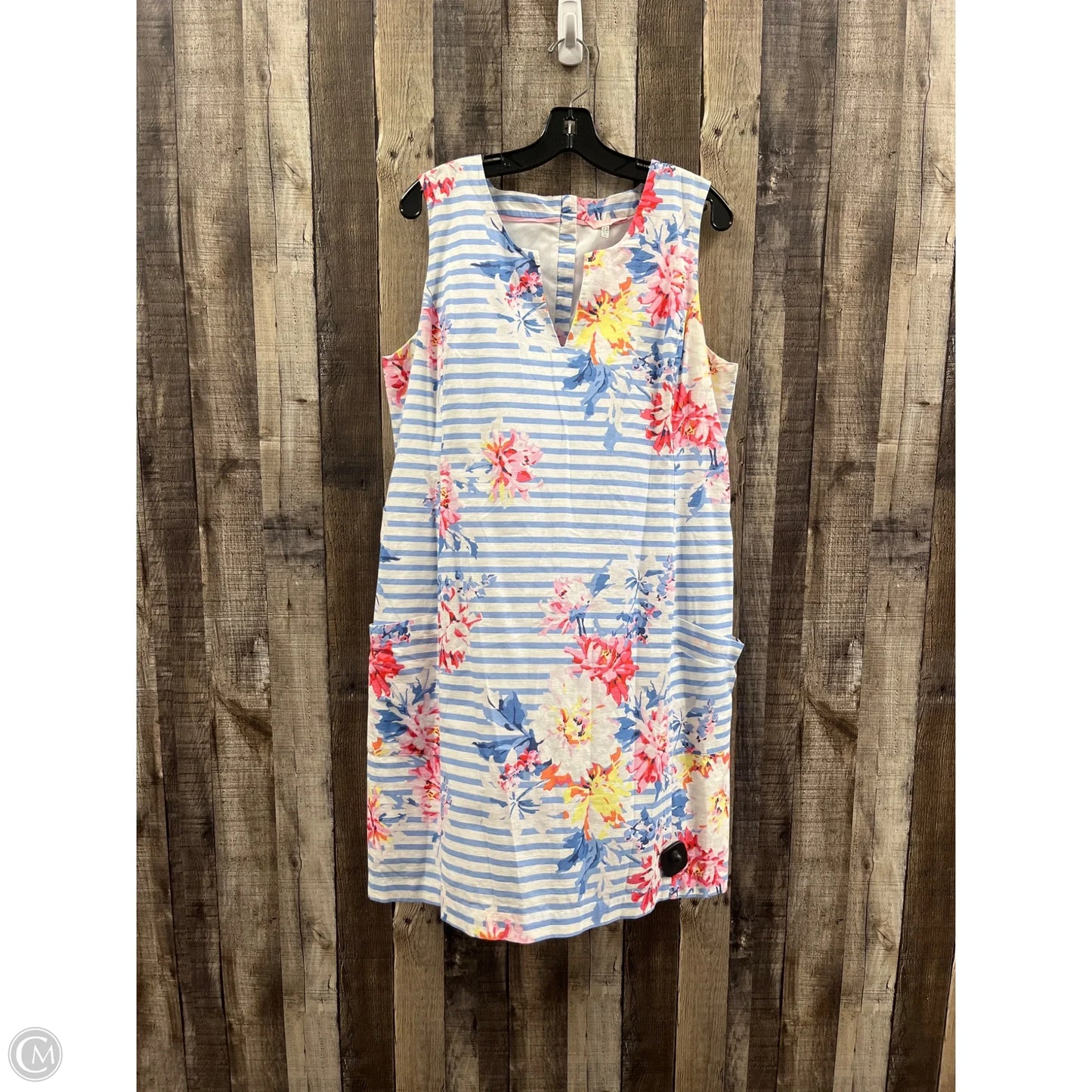 Dress Casual Midi By Joules In Multi-colored, Size: L