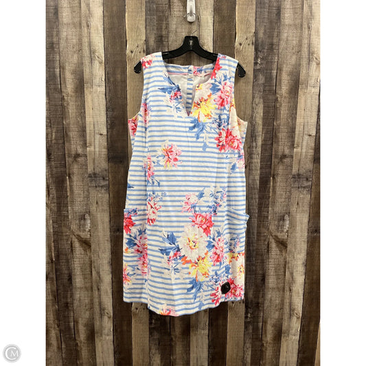 Dress Casual Midi By Joules In Multi-colored, Size: L