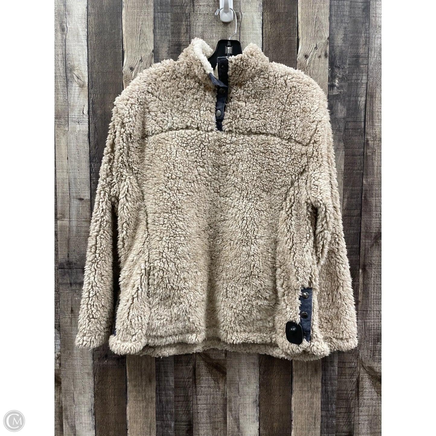 Jacket Fleece By Altard State In Beige, Size: M