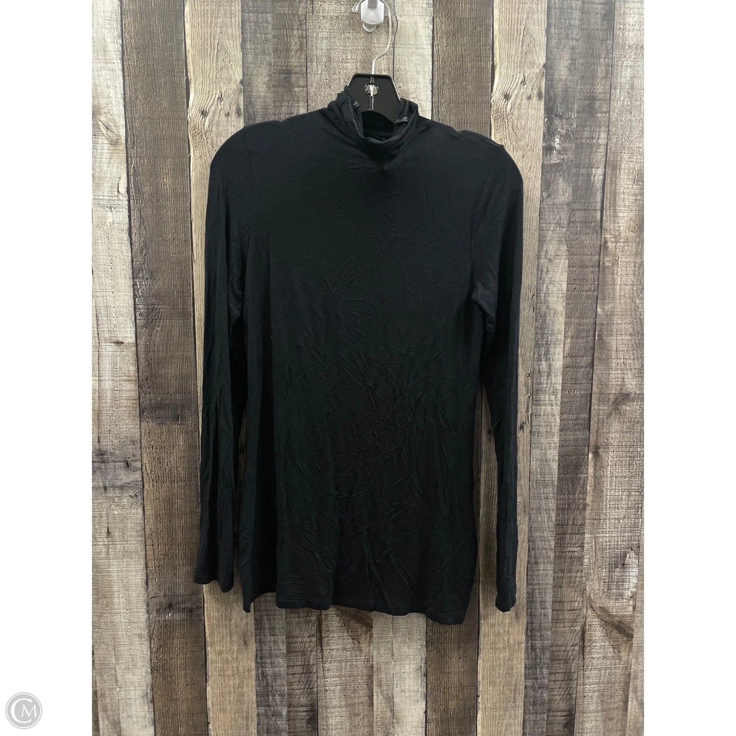 Top Long Sleeve By Halogen In Black, Size: M