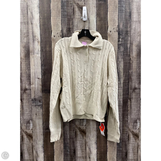 Sweater By Cme In Beige, Size: 3x