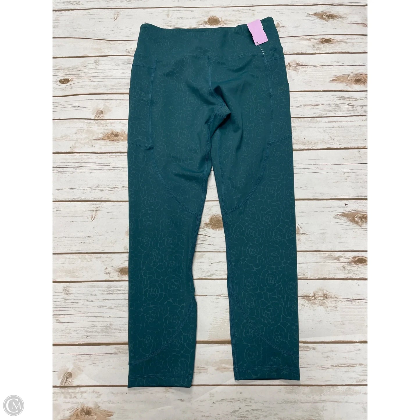 Athletic Leggings By Zyia In Green, Size: M