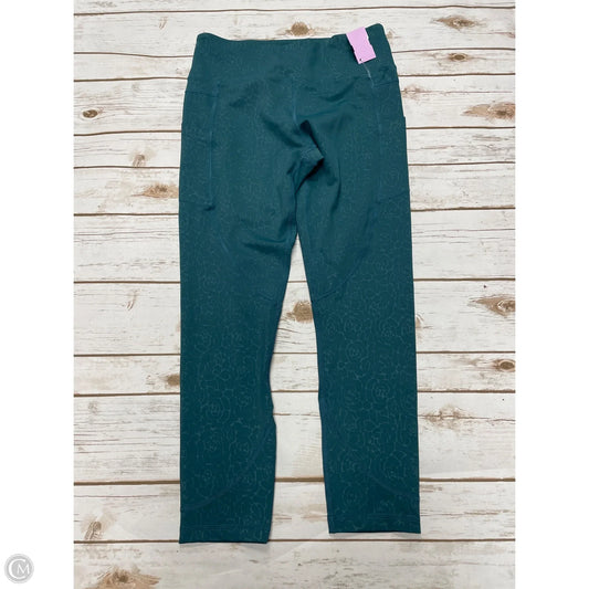 Athletic Leggings By Zyia In Green, Size: M