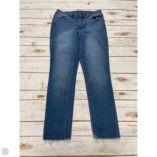 Jeans Skinny By D Jeans In Blue Denim, Size: 6