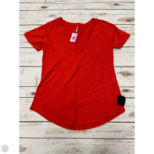 Top Short Sleeve Basic By Z Supply In Orange, Size: Xs