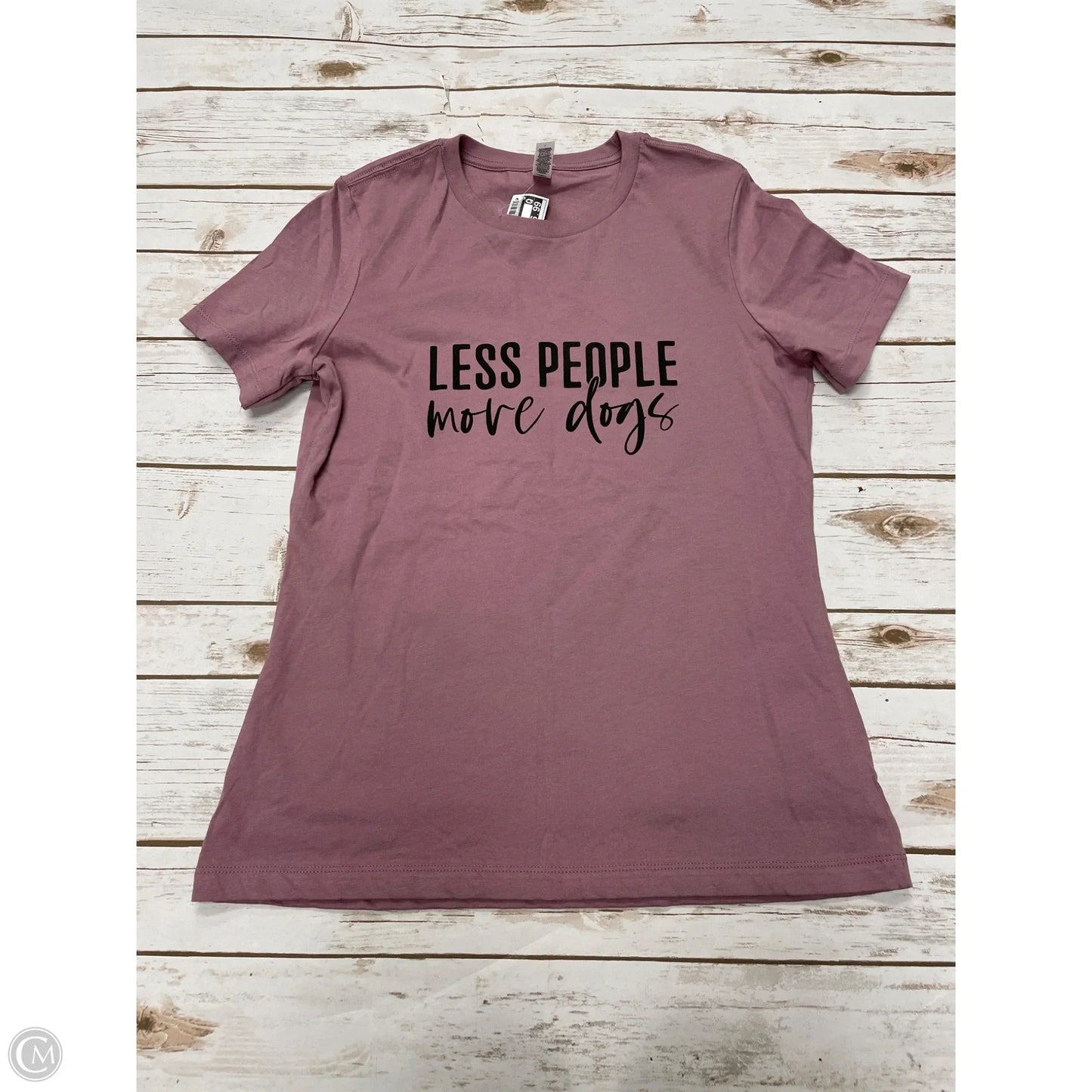 Top Short Sleeve Basic By Bella + Canvas In Mauve, Size: S