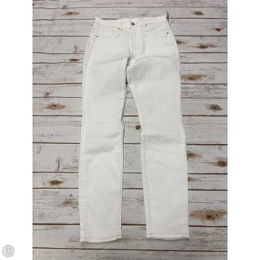 Jeans Straight By Cmf In White Denim, Size: 8