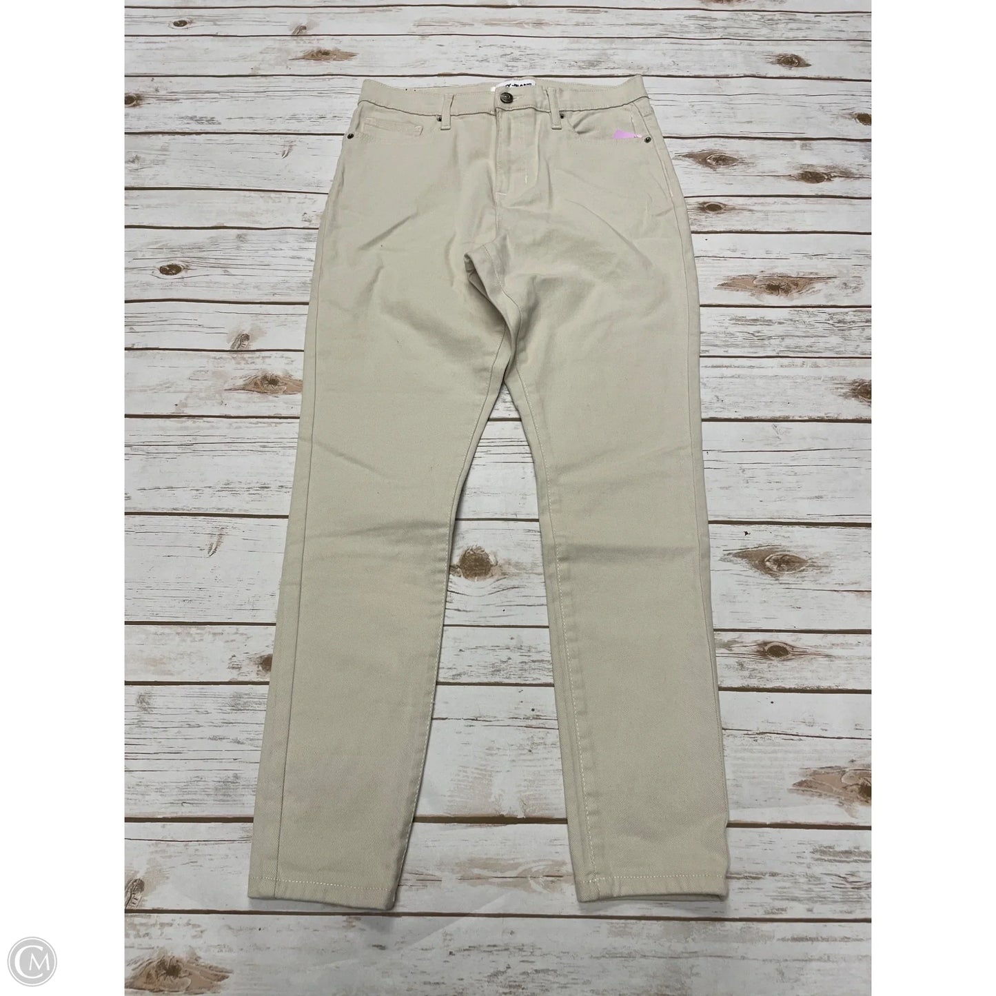Jeans Skinny By Dkny In Tan Denim, Size: 8