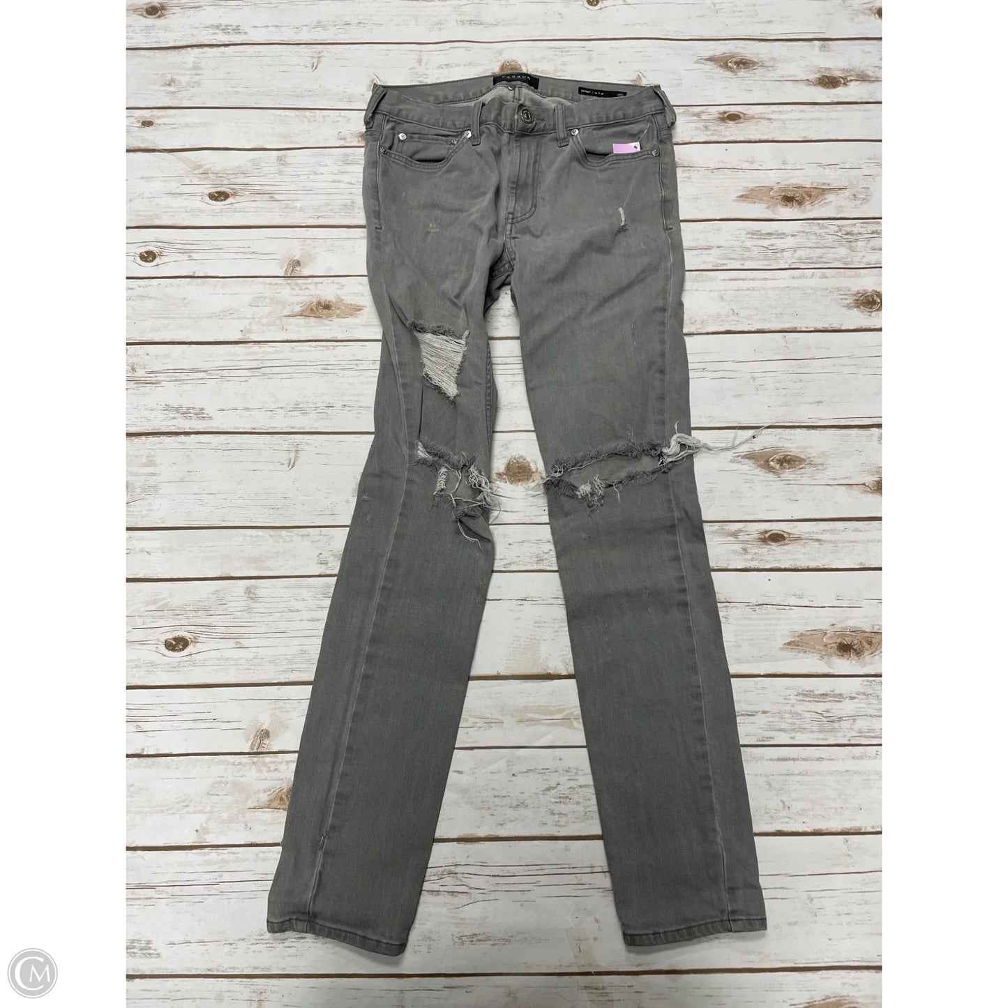 Jeans Skinny By Pacsun In Grey Denim, Size: 10