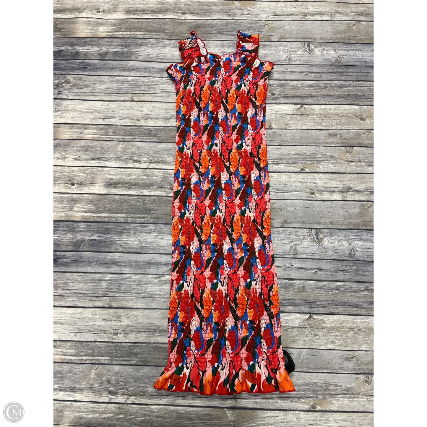 Dress Casual Maxi By Cmf In Multi-colored, Size: S