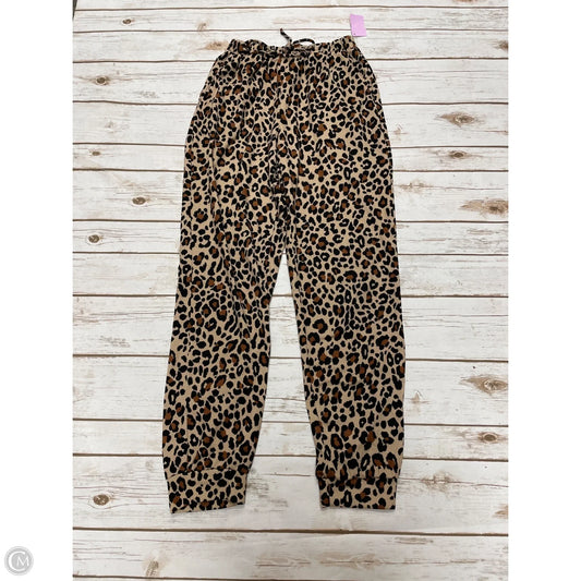 Pants Joggers By Haptics In Animal Print, Size: Xs