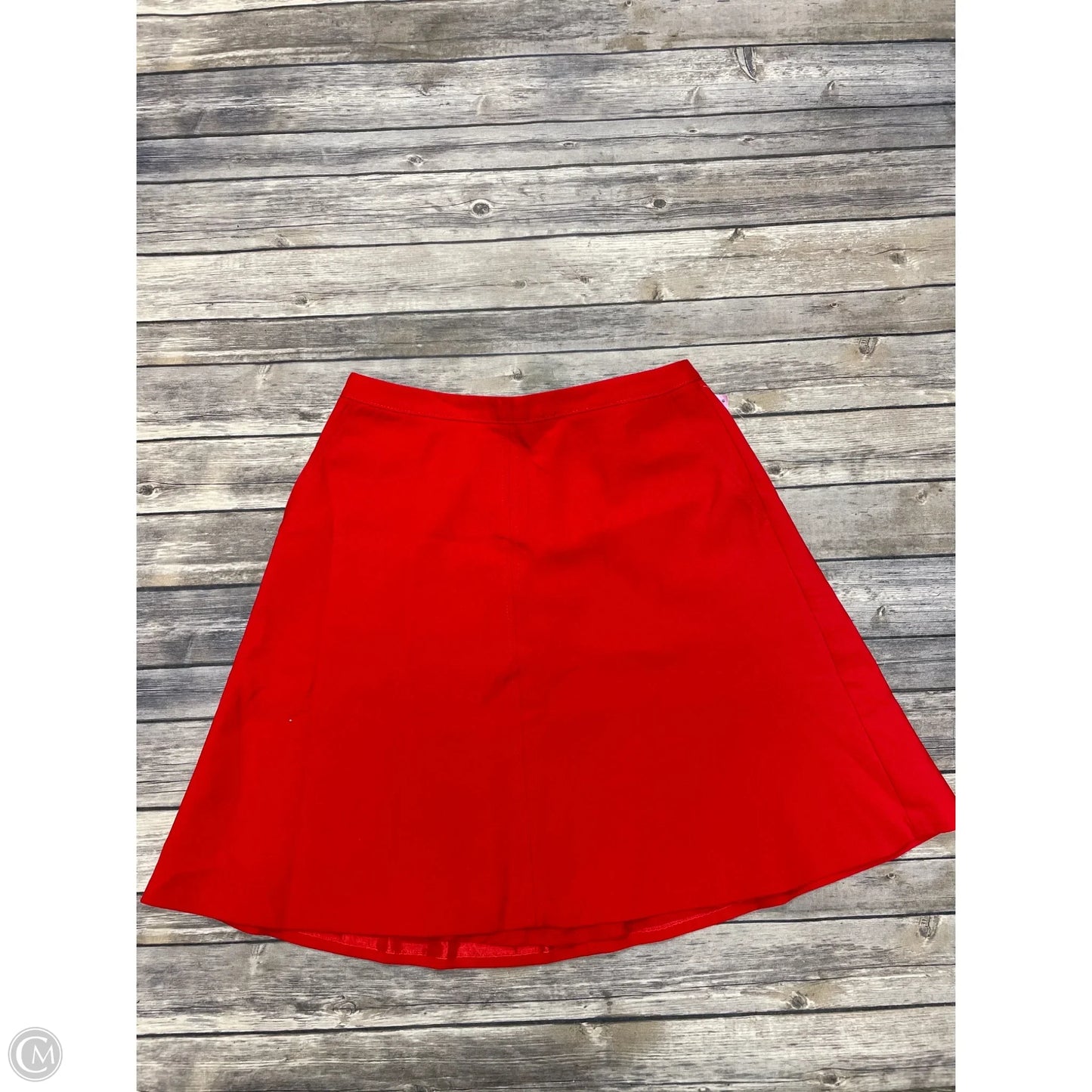 Skirt Midi By Loft In Red, Size: Xs