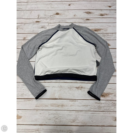 Athletic Top Long Sleeve Crewneck By New Balance In Multi-colored, Size: L
