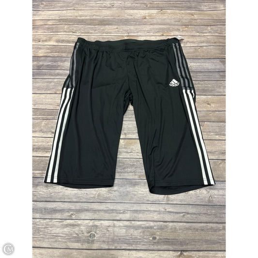 Athletic Shorts By Adidas In Black, Size: 2x