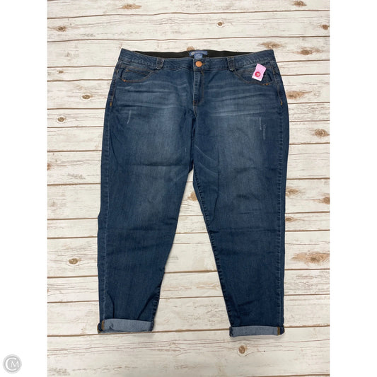 Jeans Straight By Democracy In Blue Denim, Size: 24