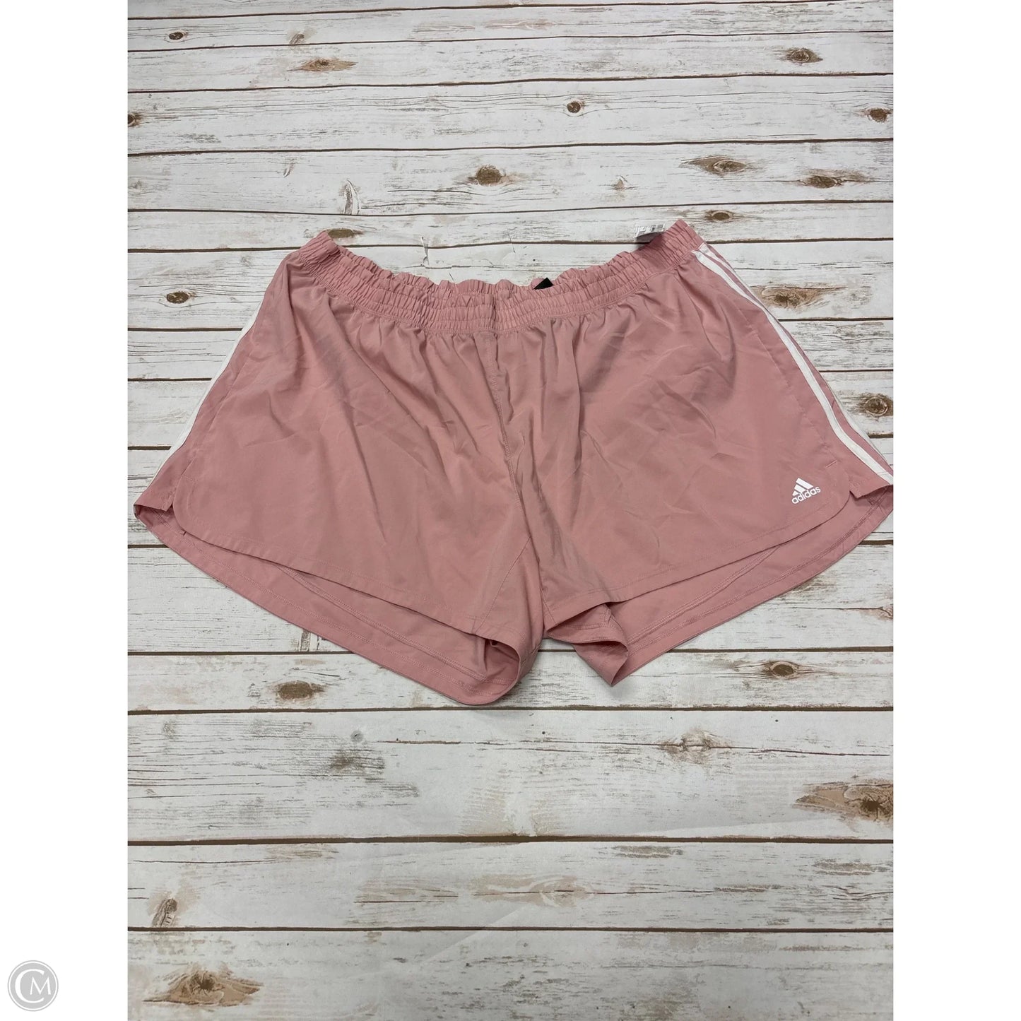 Athletic Shorts By Adidas In Pink, Size: 4x