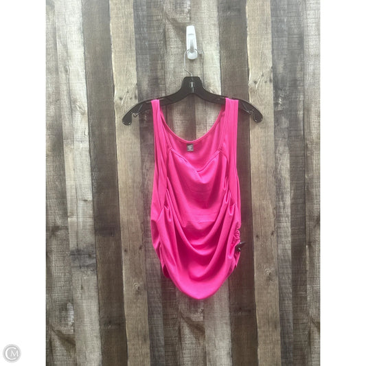 Top Sleeveless By Shein In Pink, Size: 2x