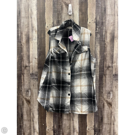 Vest Other By Shein In Plaid Pattern, Size: 3x