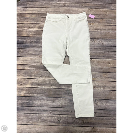Jeans Skinny By Lc Lauren Conrad In White Denim, Size: 12