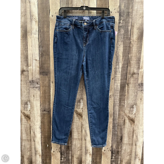 Jeans Skinny By Not Your Daughters Jeans In Blue Denim, Size: 10