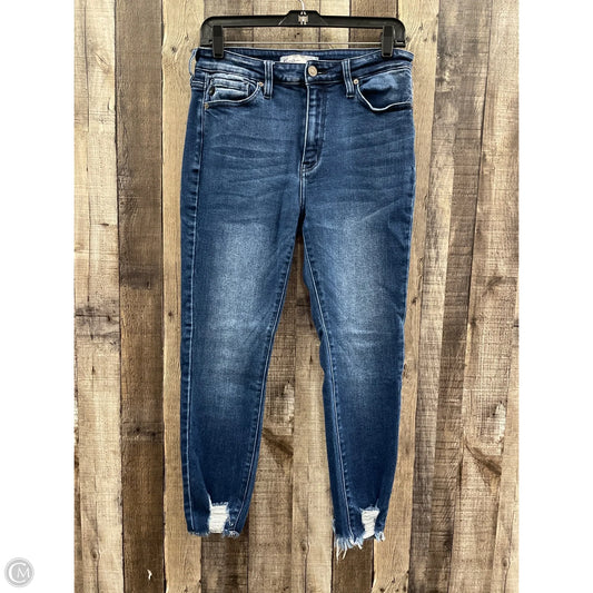 Jeans Skinny By Kancan In Blue Denim, Size: 8