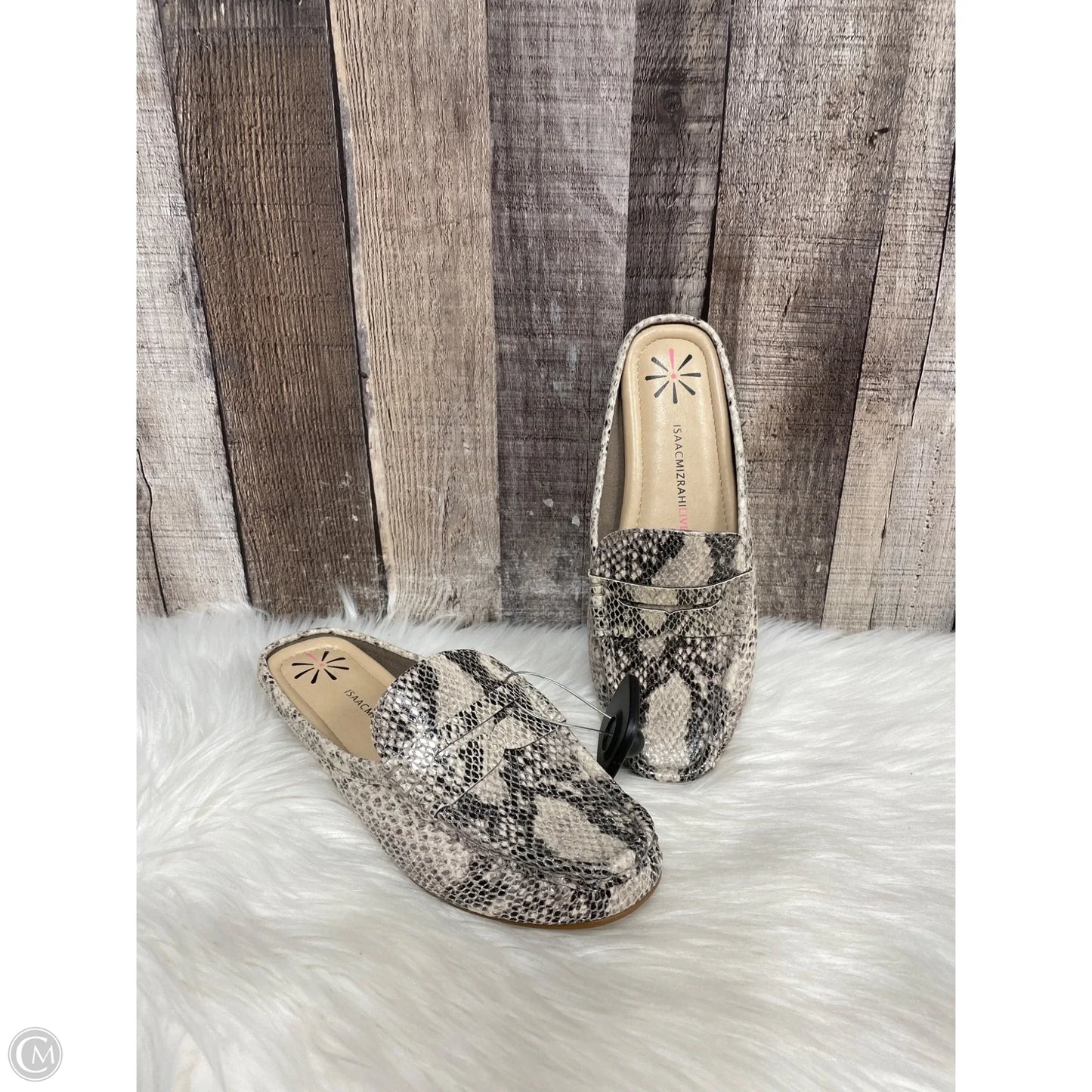 Shoes Flats By Isaac Mizrahi Live Qvc In Snakeskin Print, Size: 6.5