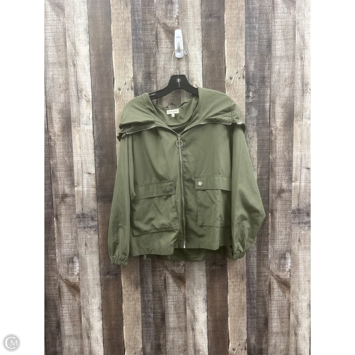 Athletic Jacket By Main Strip In Green, Size: S